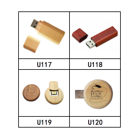 木系風格 USB 隨身碟